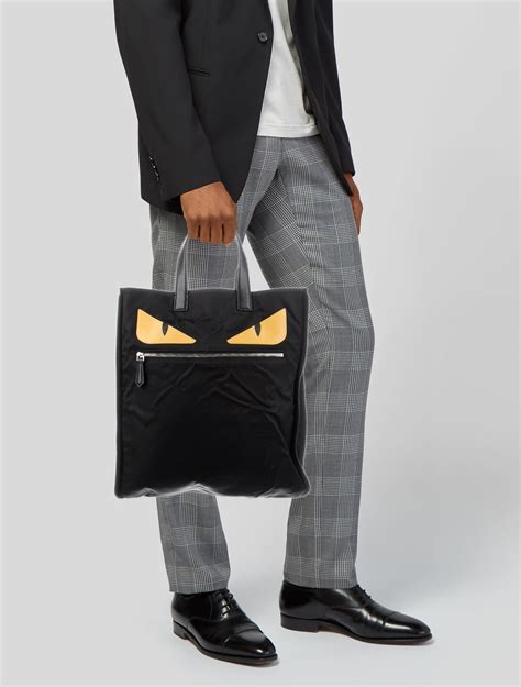 fendi tote with eyes|fendi tote shopper.